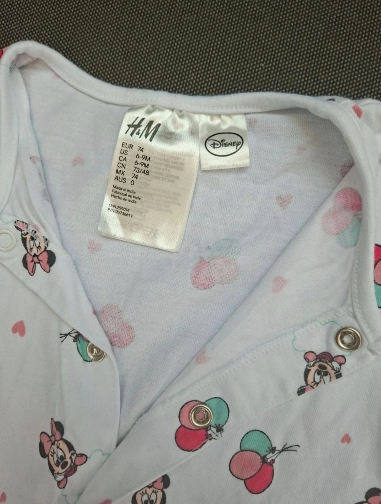 🌸 2x Disney Minnie jumpsuit – H&M – size 74 🌸 – photo 4